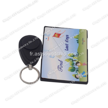 Porte-clés vocaux S-4219, recherche de clés, porte-clés numériques, porte-clés musique